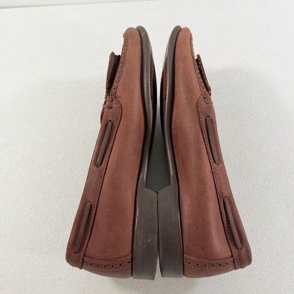 Vintage GH Bass Tassel‎ Loafers Mens 10.5 D Chestnut Brown Kiltie Bombay Leather main image 8